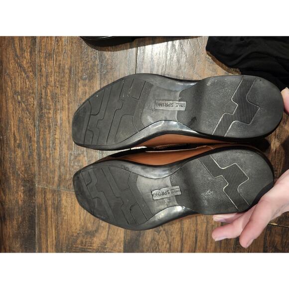 Call It Spring Men's Brown Leather Slip-On Dress Shoes Size 12 - Picture 2 of 4